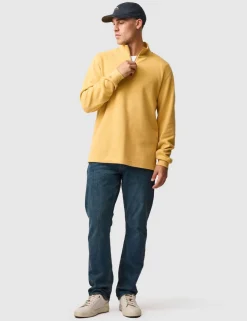 Alton Ave Pure Cotton Half Zip Sweatshirt