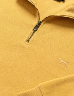 Alton Ave Pure Cotton Half Zip Sweatshirt