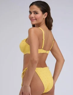 Amalfi Broderie High Leg Bikini Bottoms