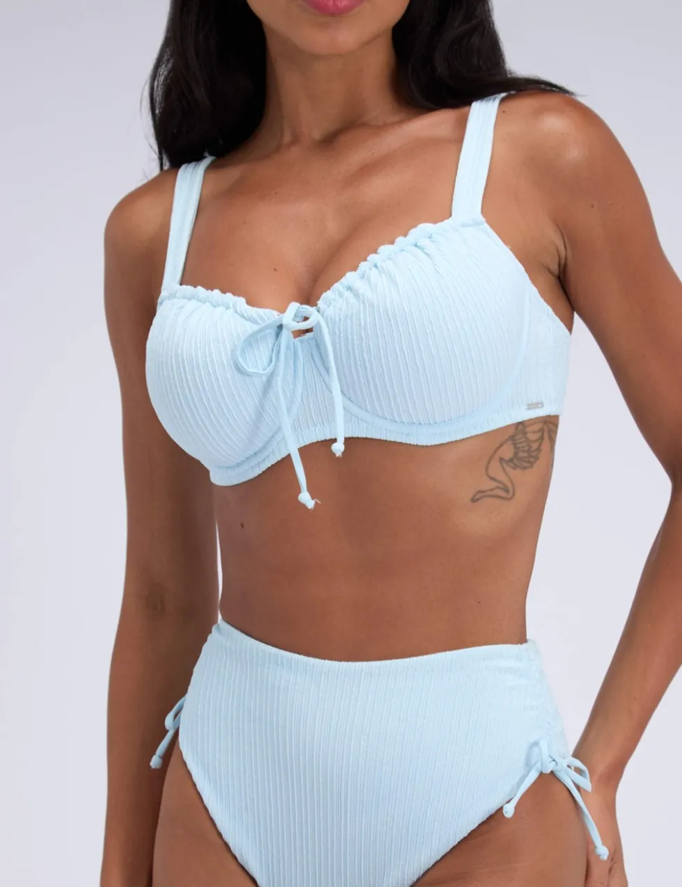 Amalfi Textured Wired Bikini Top (B-FF)