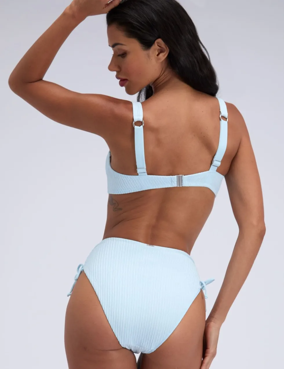 Amalfi Textured Wired Bikini Top (B-FF)
