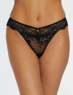 Amber Lace Thong