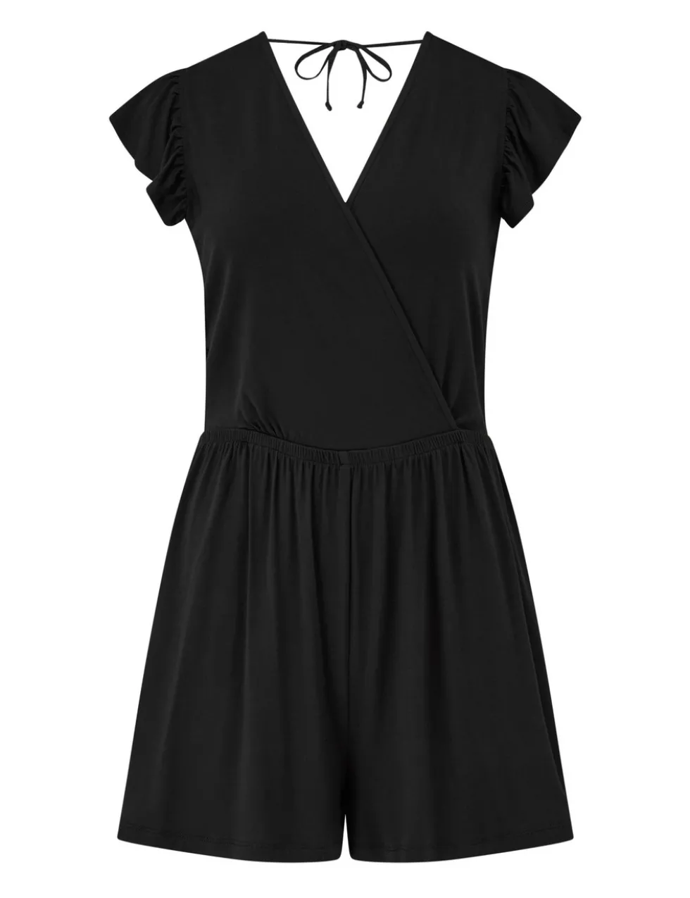 Amelia Frill Jersey Beach Playsuit