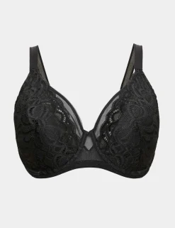 Amelia Lace Natural Lift Wired Full Cup Bra (F+)