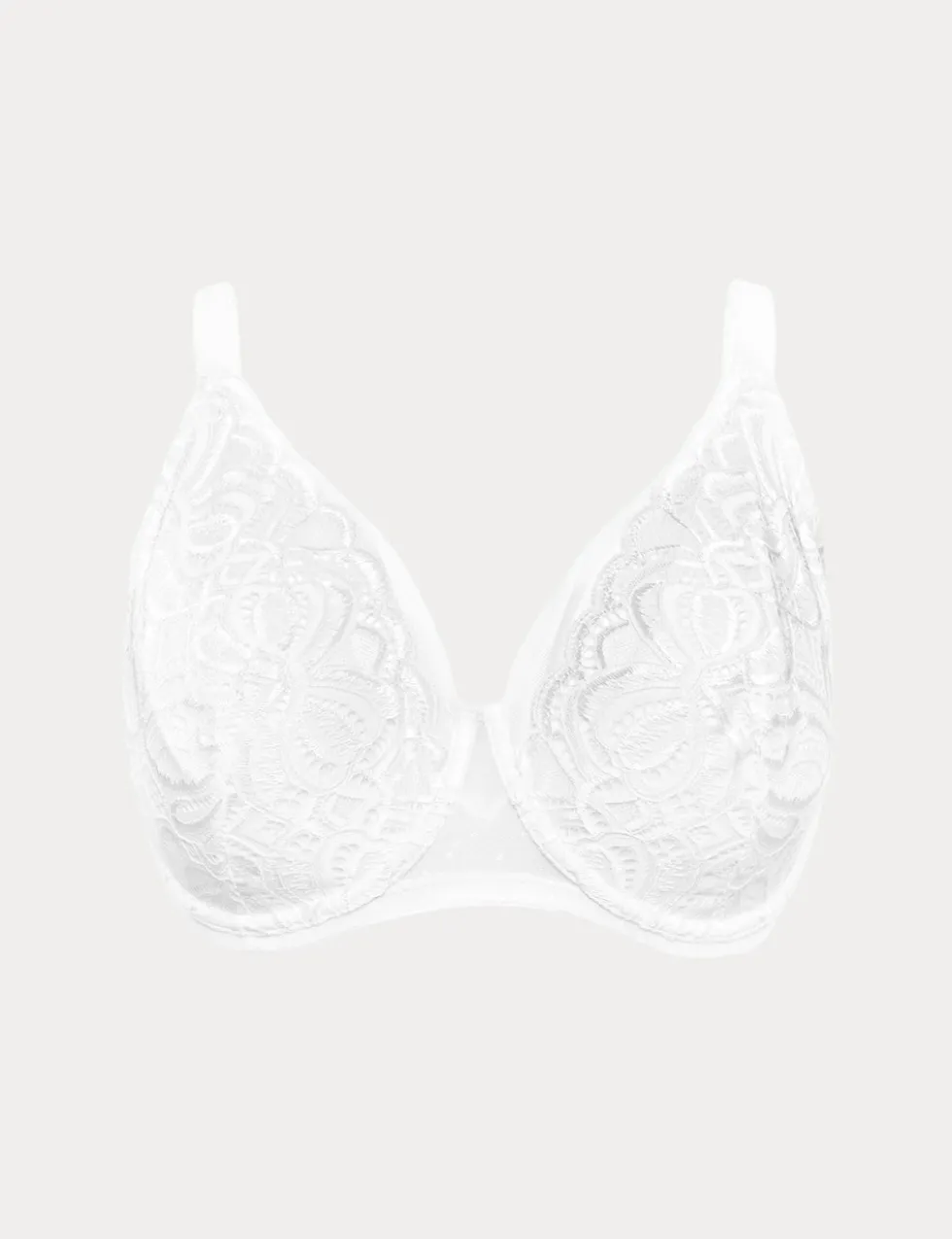 Amelia Lace Natural Lift Wired Full Cup Bra (F+)
