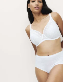 Amelia Lace Natural Lift Wired Full Cup Bra (F+)