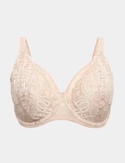 Amelia Lace Natural Lift Wired Full Cup Bra (F+)