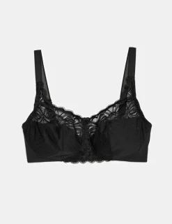 Amelia Lace Non Wired Total Support Bra B-H