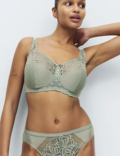 Amelia Lace Non Wired Total Support Bra B-H