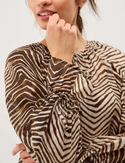 Animal Print Blouse