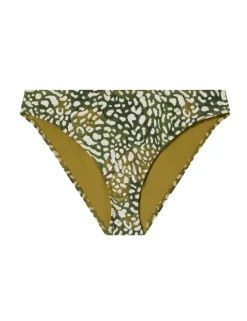 Animal Print High Leg Bikini Bottoms