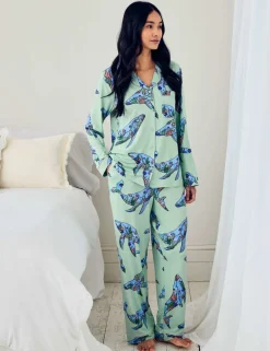 Animal Print Long Pyjama Set