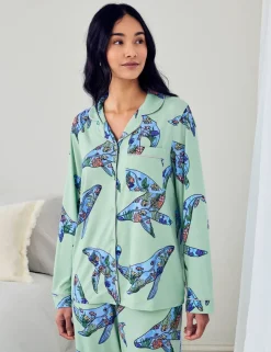 Animal Print Long Pyjama Set