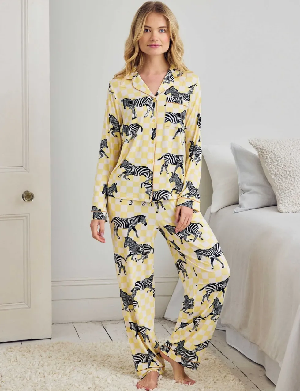 Animal Print Long Pyjama Set