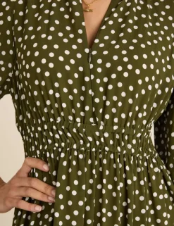 Animal Print Midi Skater Dress