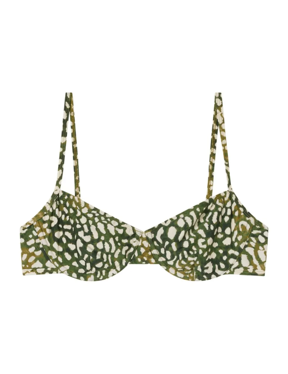 Animal Print Wired Bikini Top