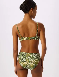 Animal Print Wired Bikini Top