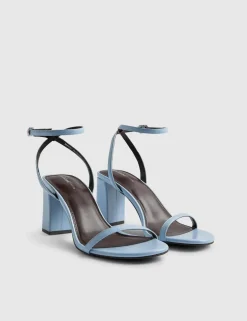 Ankle Strap Block Heel Sandals