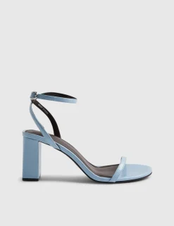 Ankle Strap Block Heel Sandals