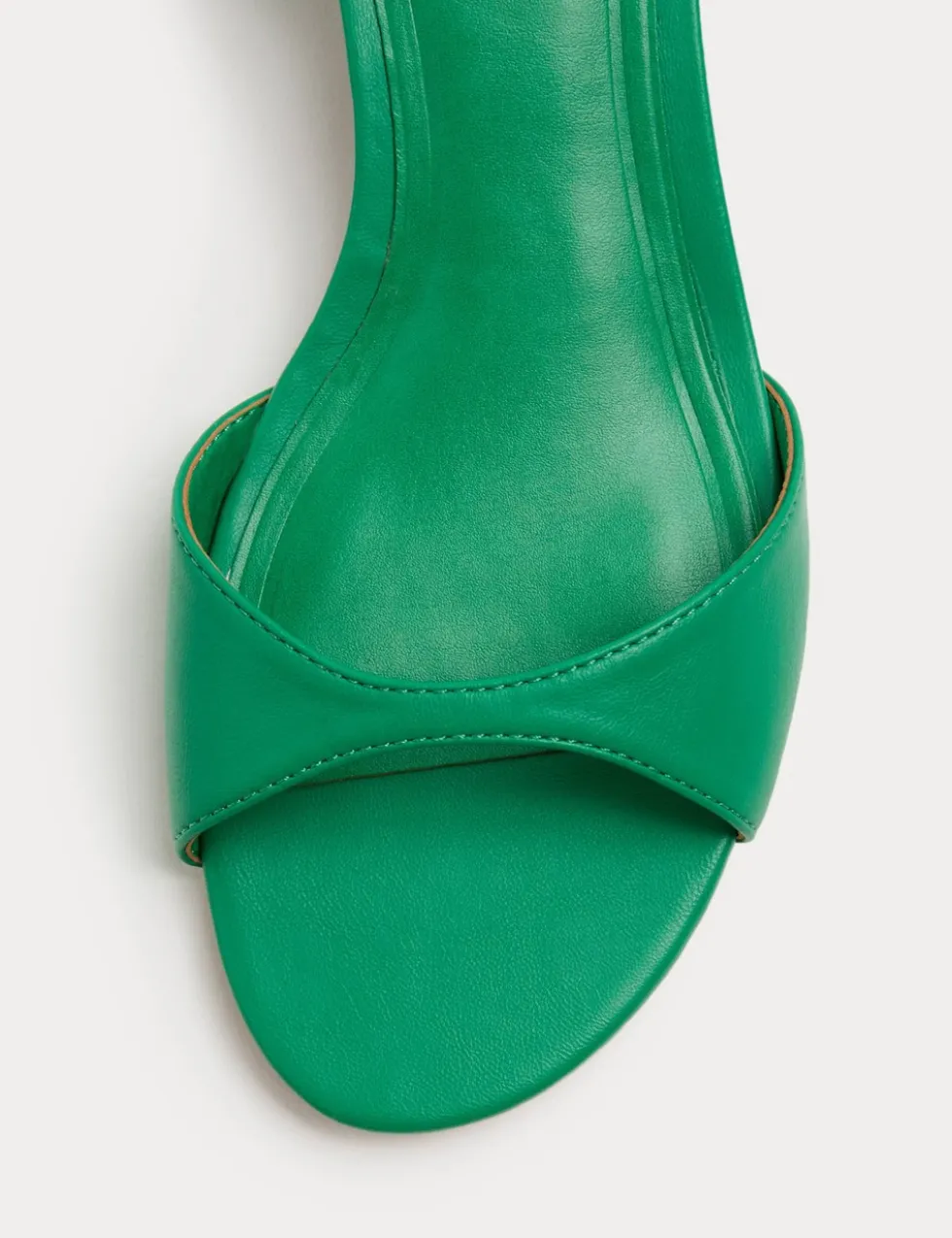 Ankle Strap Kitten Heel Peep Toe Sandals