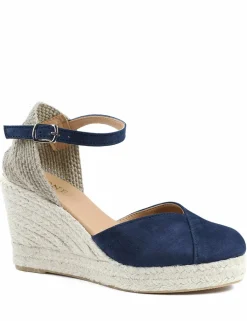 Ankle Strap Wedge Closed Toe Espadrilles