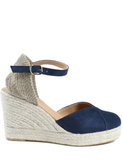 Ankle Strap Wedge Closed Toe Espadrilles