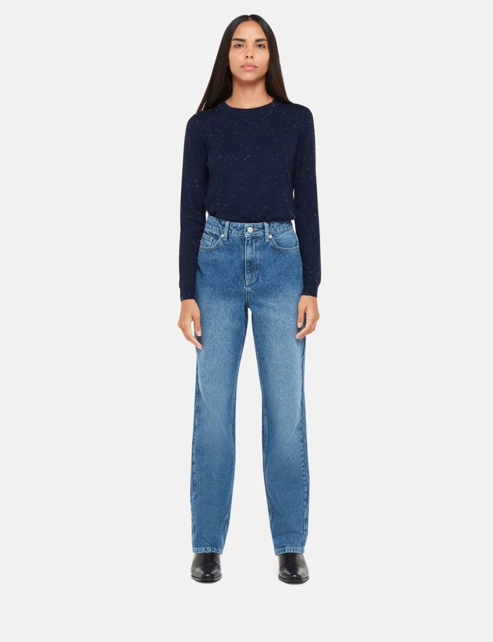 Annie Sparkly Crew Neck Jumper