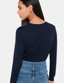 Annie Sparkly Crew Neck Jumper
