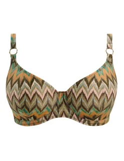 Arizona Wave Printed Wired Bikini Top (D-HH)