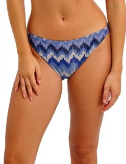 Arizona Wave Striped High Leg Bikini Bottoms