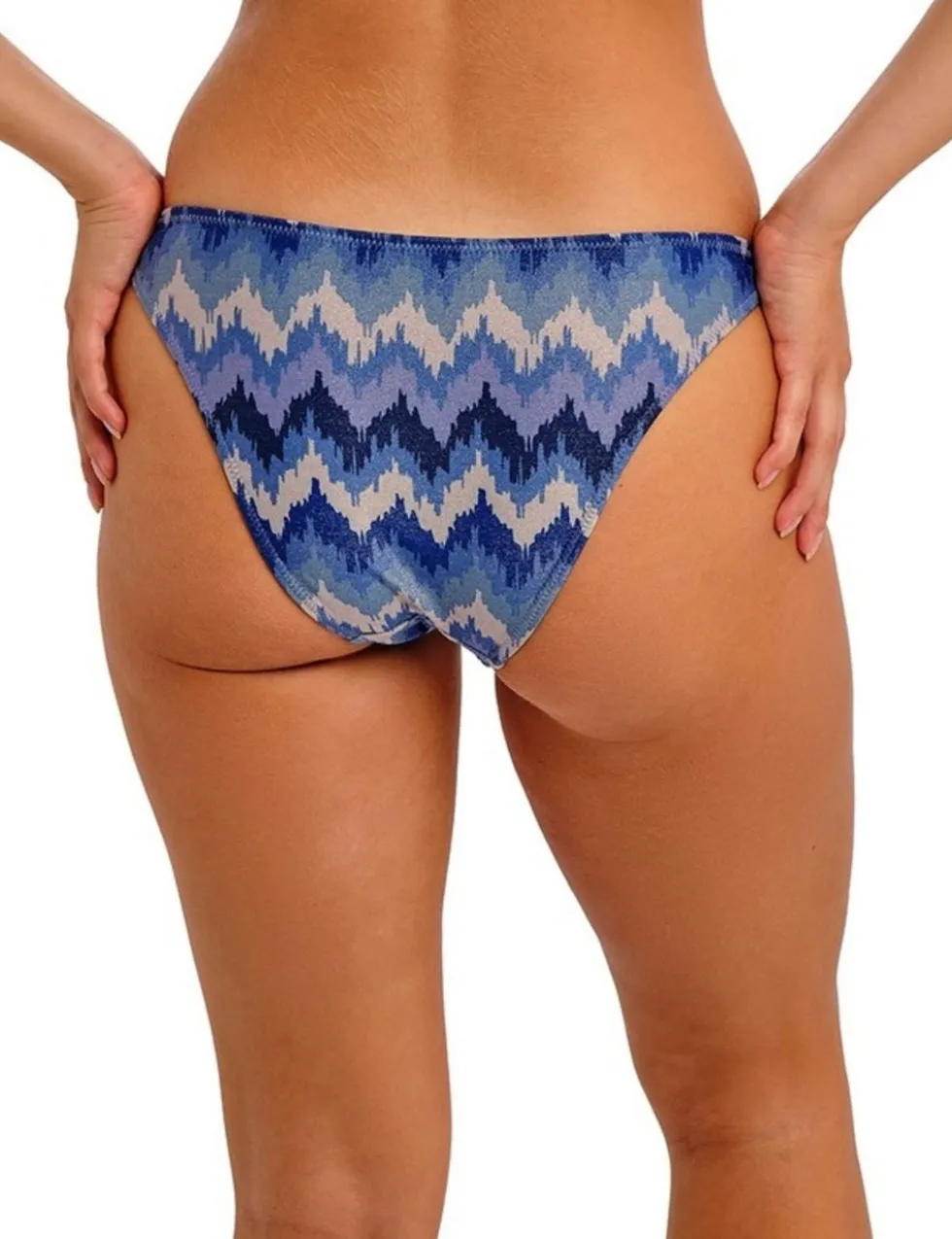 Arizona Wave Striped High Leg Bikini Bottoms