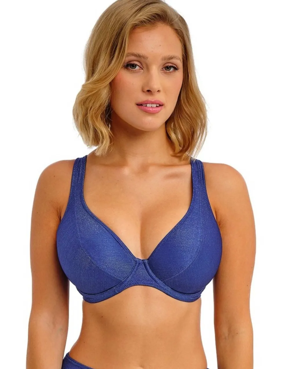 Arizona Wave Wired V-Neck Plunge Bikini Top