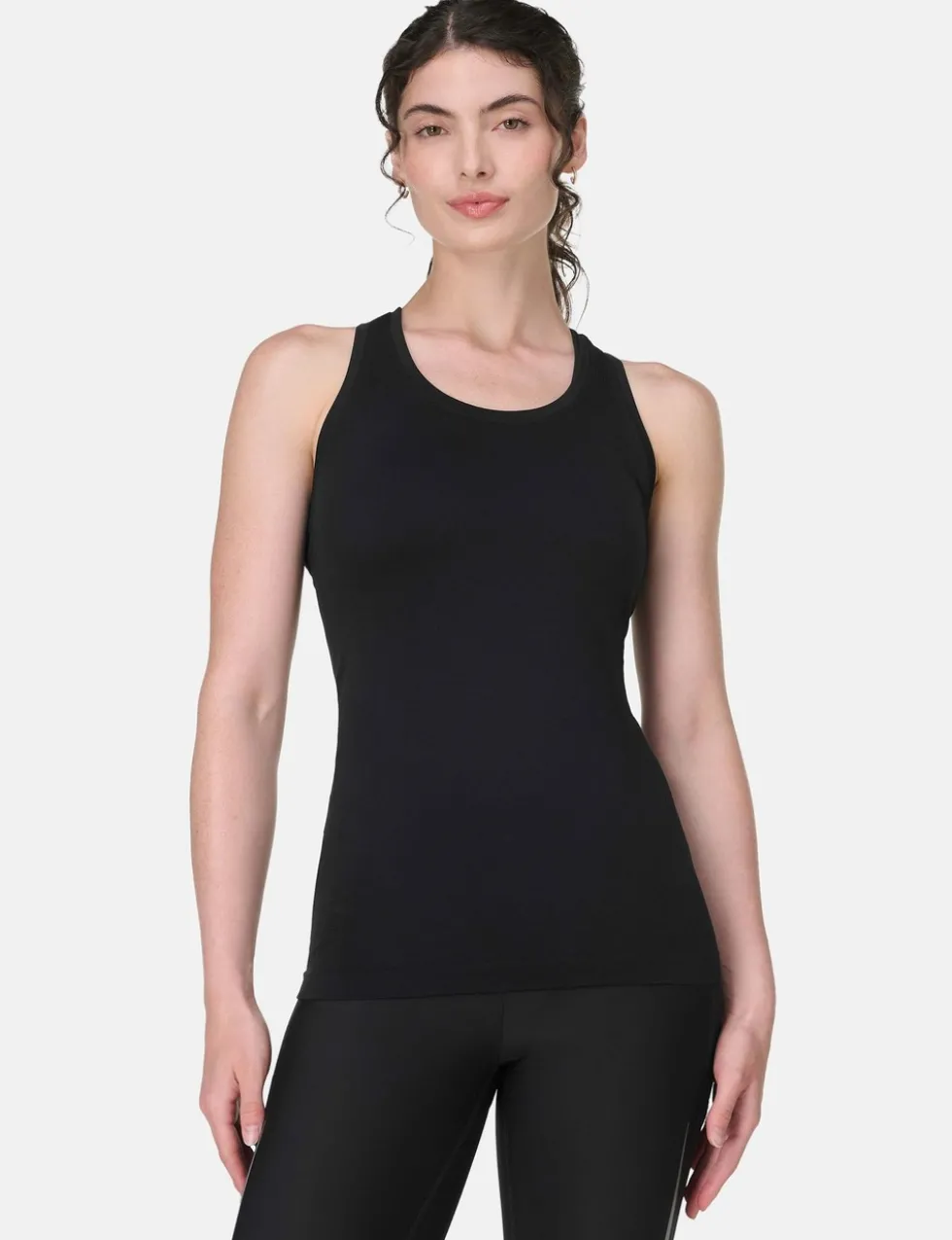 Athlete Workout Crew Neck Seamless Vest Top