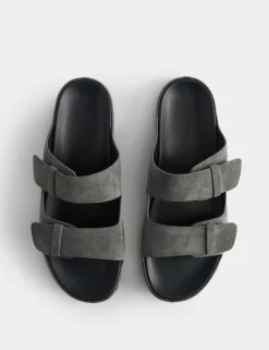 Autograph Suede 2 Strap Sandals
