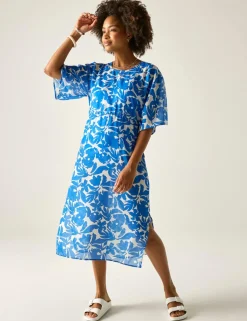 Avorno Printed Midaxi Beach Dress