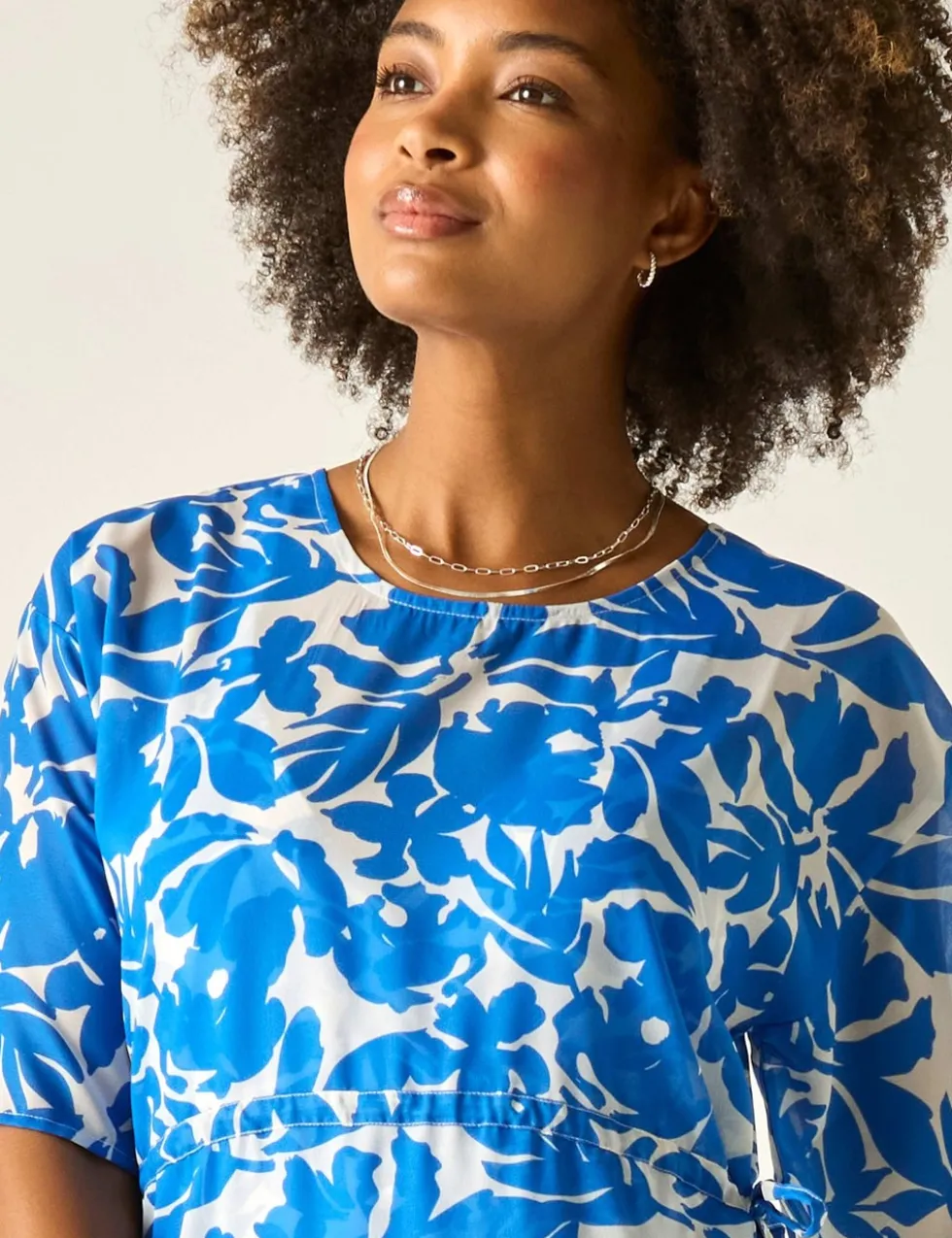 Avorno Printed Midaxi Beach Dress