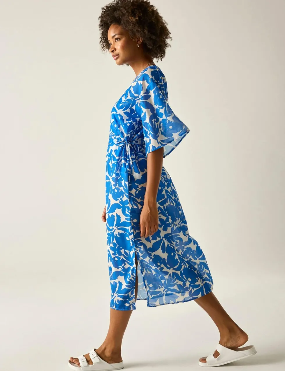 Avorno Printed Midaxi Beach Dress
