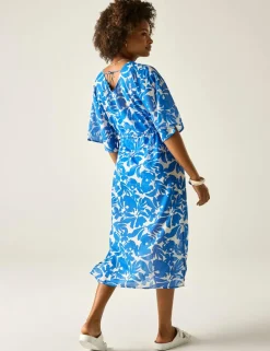 Avorno Printed Midaxi Beach Dress