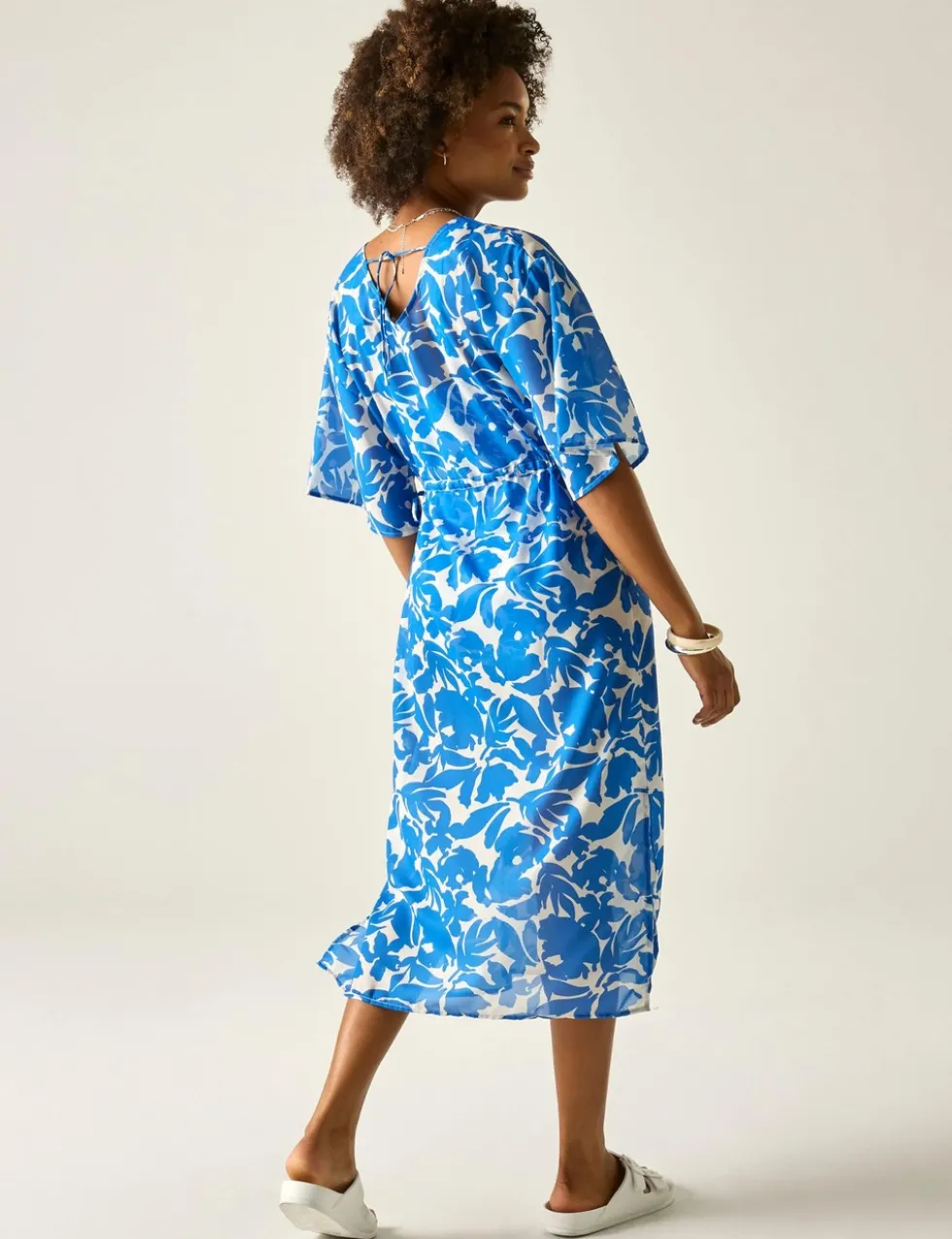 Avorno Printed Midaxi Beach Dress