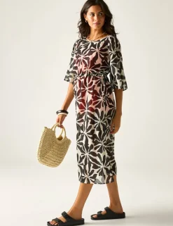 Avorno Printed Midaxi Beach Dress