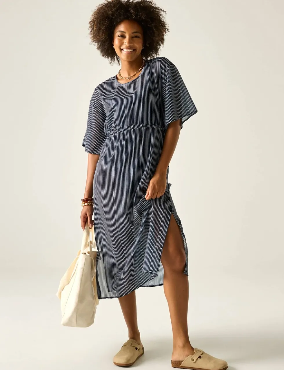 Avorno Printed Midaxi Beach Dress