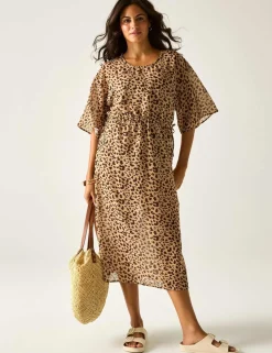 Avorno Printed Midaxi Beach Dress