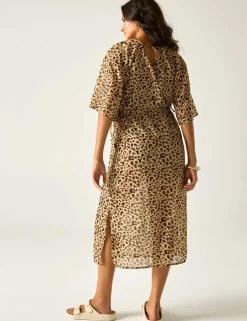 Avorno Printed Midaxi Beach Dress