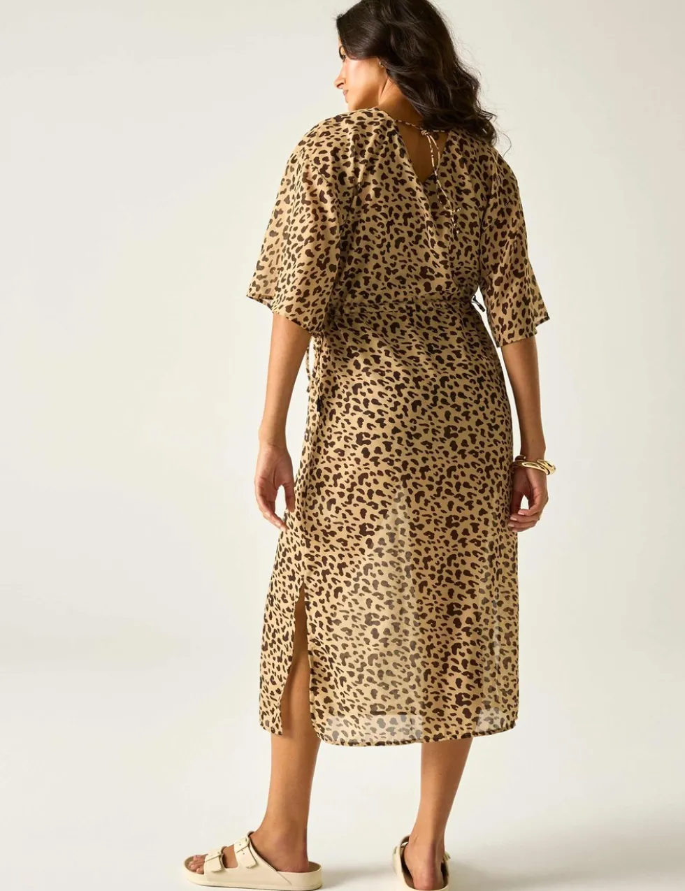 Avorno Printed Midaxi Beach Dress