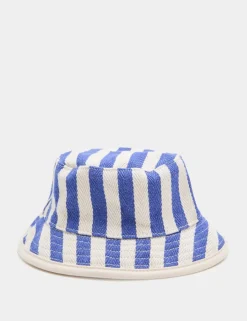 Baby Chunky Stripe Twill Bucket Hat (0-3 Yrs)