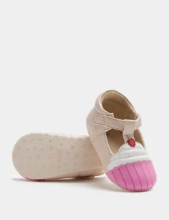 Baby Cupcake Pram Shoes (0-18 Mths)