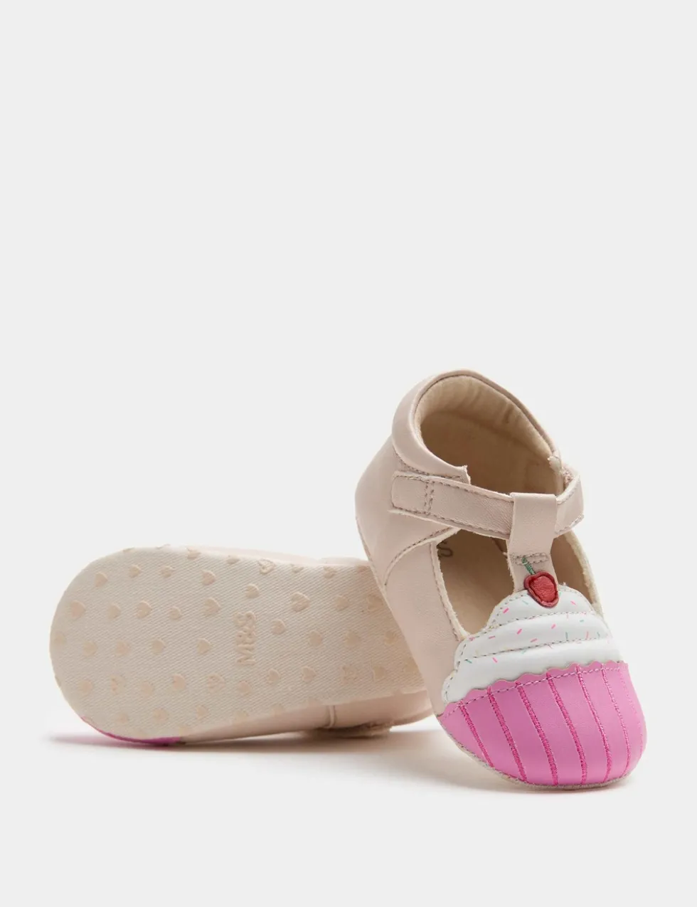 Baby Cupcake Pram Shoes (0-18 Mths)