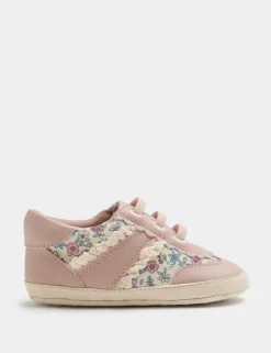 Baby Ditsy Print Pram Trainers (0-18 Mths)