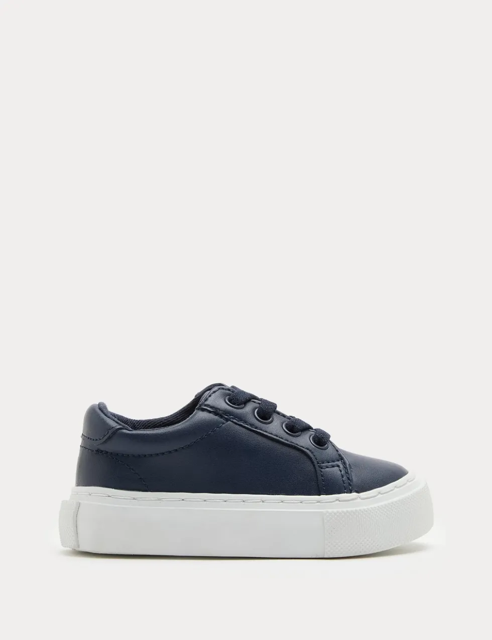 Baby Lace Up Pram Shoes (3 Small - 4 Small)