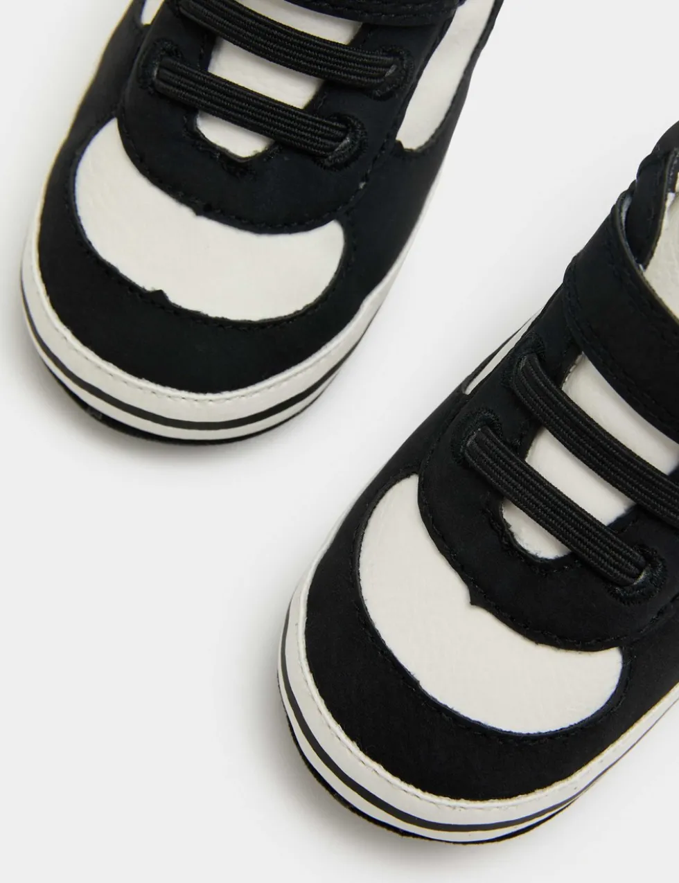 Baby Riptape High Top Trainer Pram Shoes (0-18 Mths)
